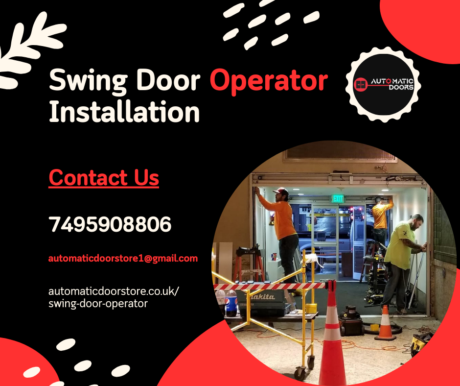 Swing Door Operator Installation