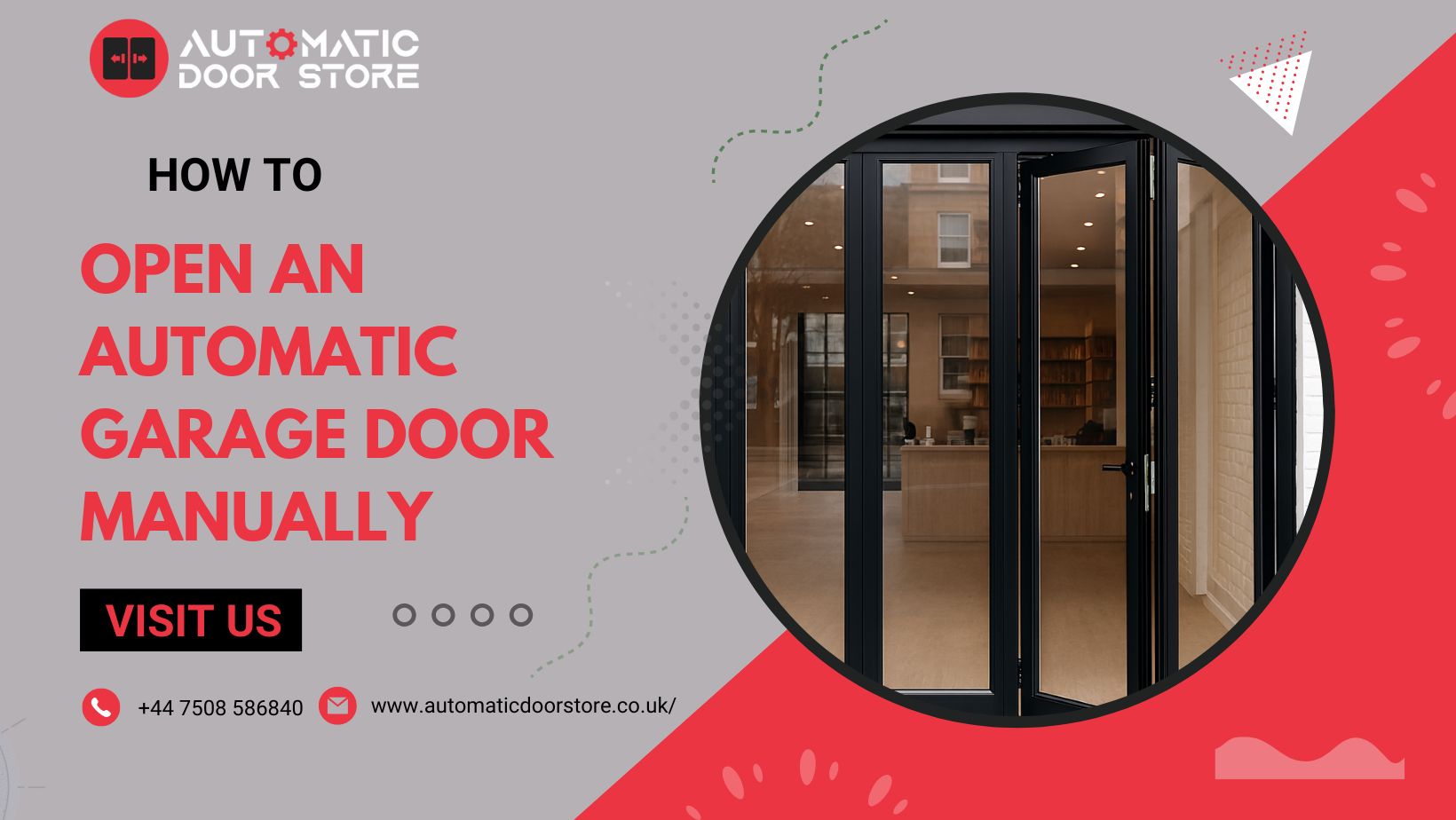 How To Open An Automatic Garage Door Manually​