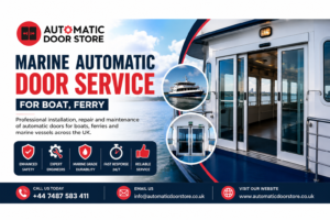 Marine Automatic Door service for boat, ferry